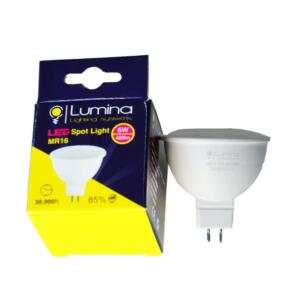 Lampe spot LED GU5 3 6W Lumière Jaune (3000k)