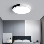 Plafonnier LED luminaire rond Blanc&Noir
