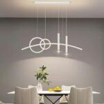 Lustre Led Blanc Moderne Suspendue 100cm 3 Couleurs JHA27WH