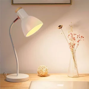 Lampe de Chevet Blanc Simple E27